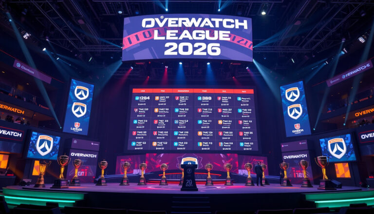 Overwatch League -aikataulu 2026: OWCS, turnaukset ja pelaajat