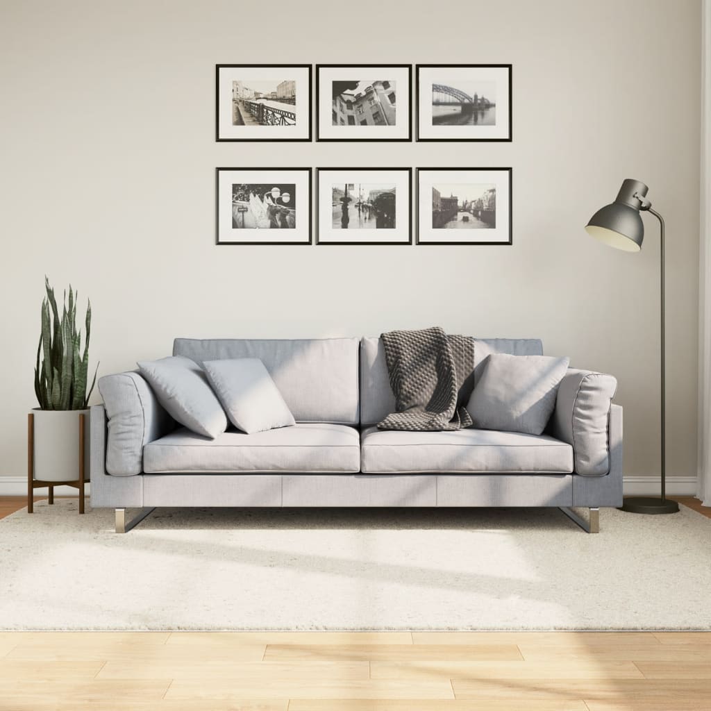 vidaXL Matto OVIEDO lyhytnukkainen beige 160x230 cm