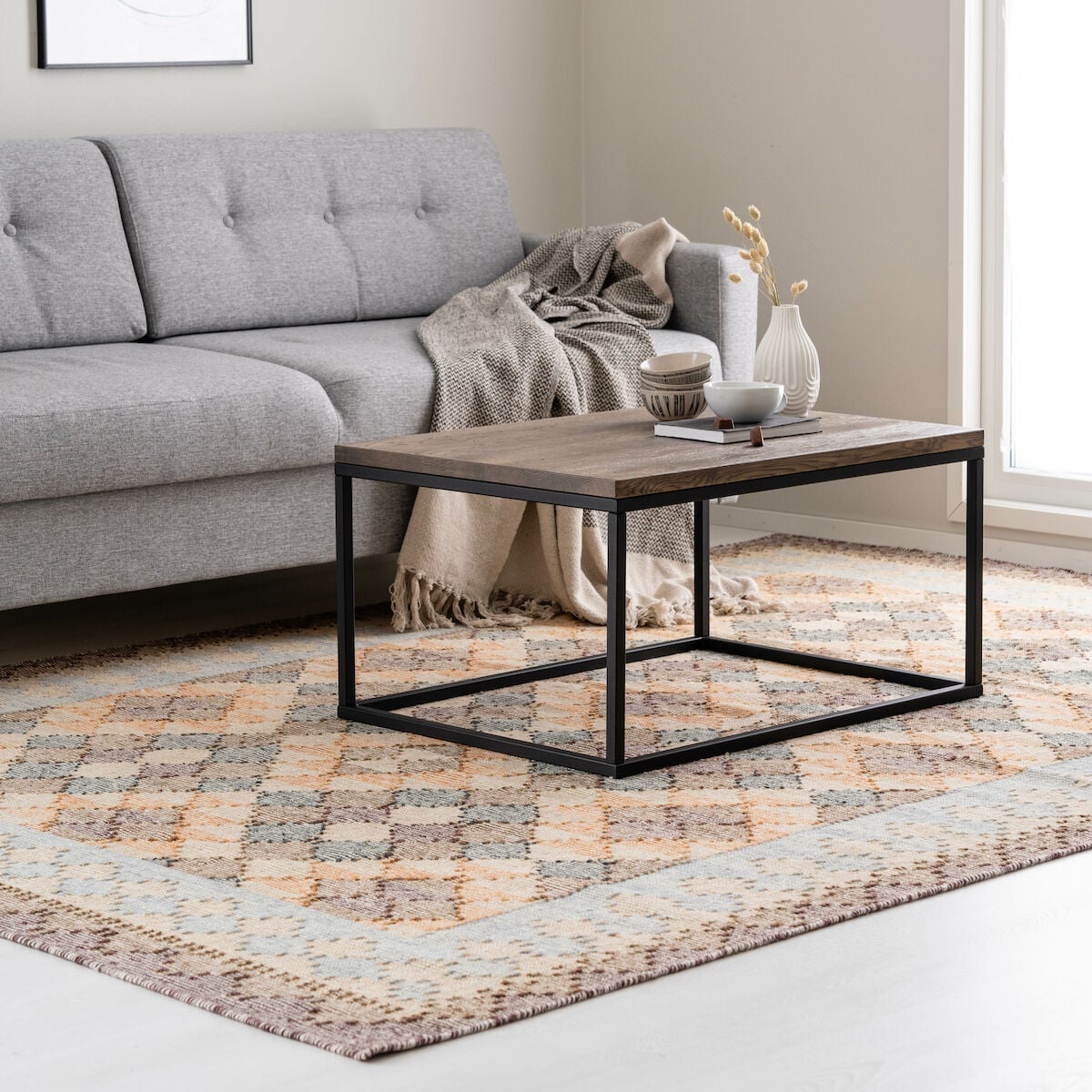 Pallas villamatto 160x230 cm beige/ruskea