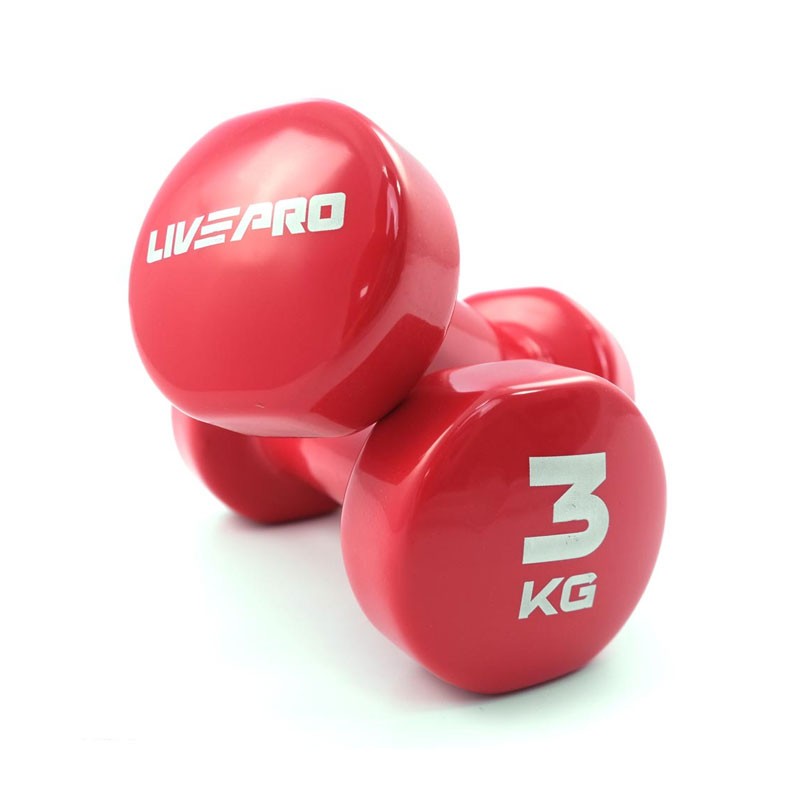 Livepro Colored Studio Käsipainot 2kpl - 3kg