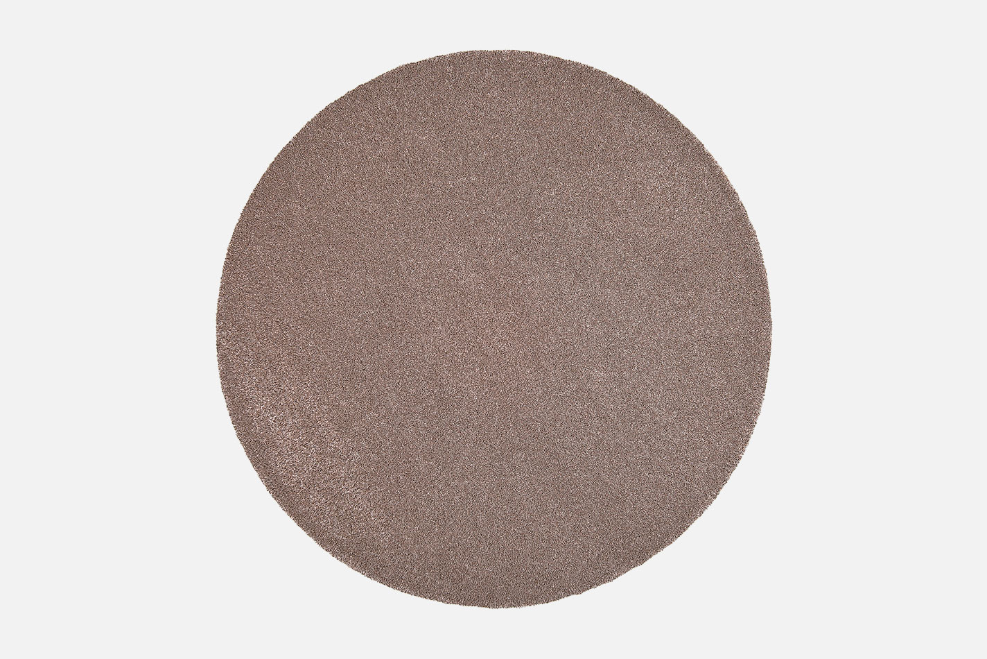 VM Carpet Kide pyöreä nukkamatto, 100% polypropeeni, Ø 160 cm, ruskea