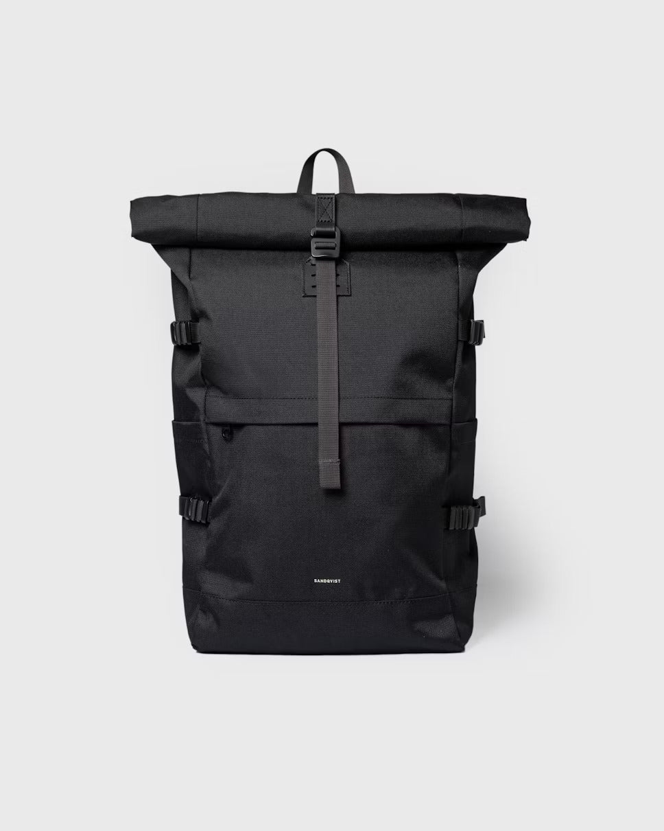 ICON ROLLTOP BACKPACK L Musta