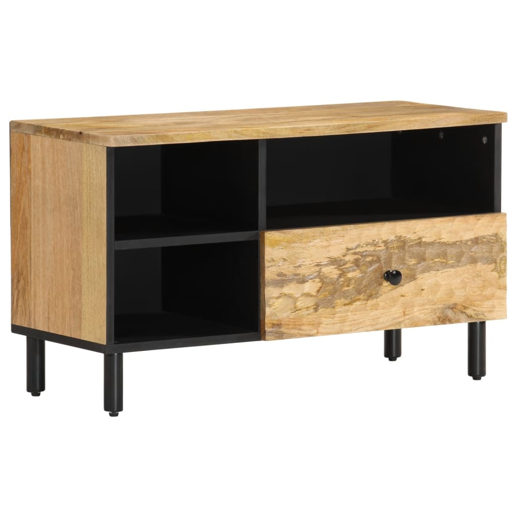 vidaXL TV-taso 80x33x46 cm täysi mangopuu