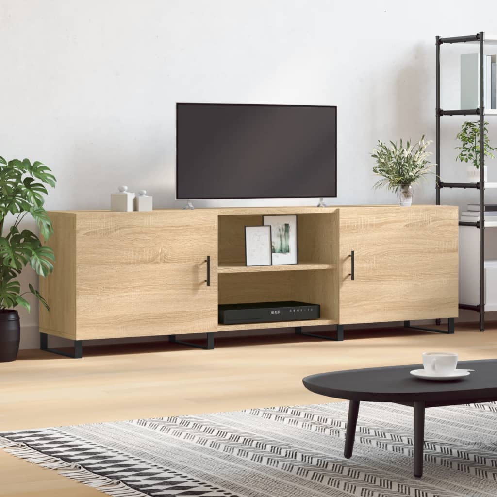 vidaXL TV-taso Sonoma-tammi 150x30x50 cm