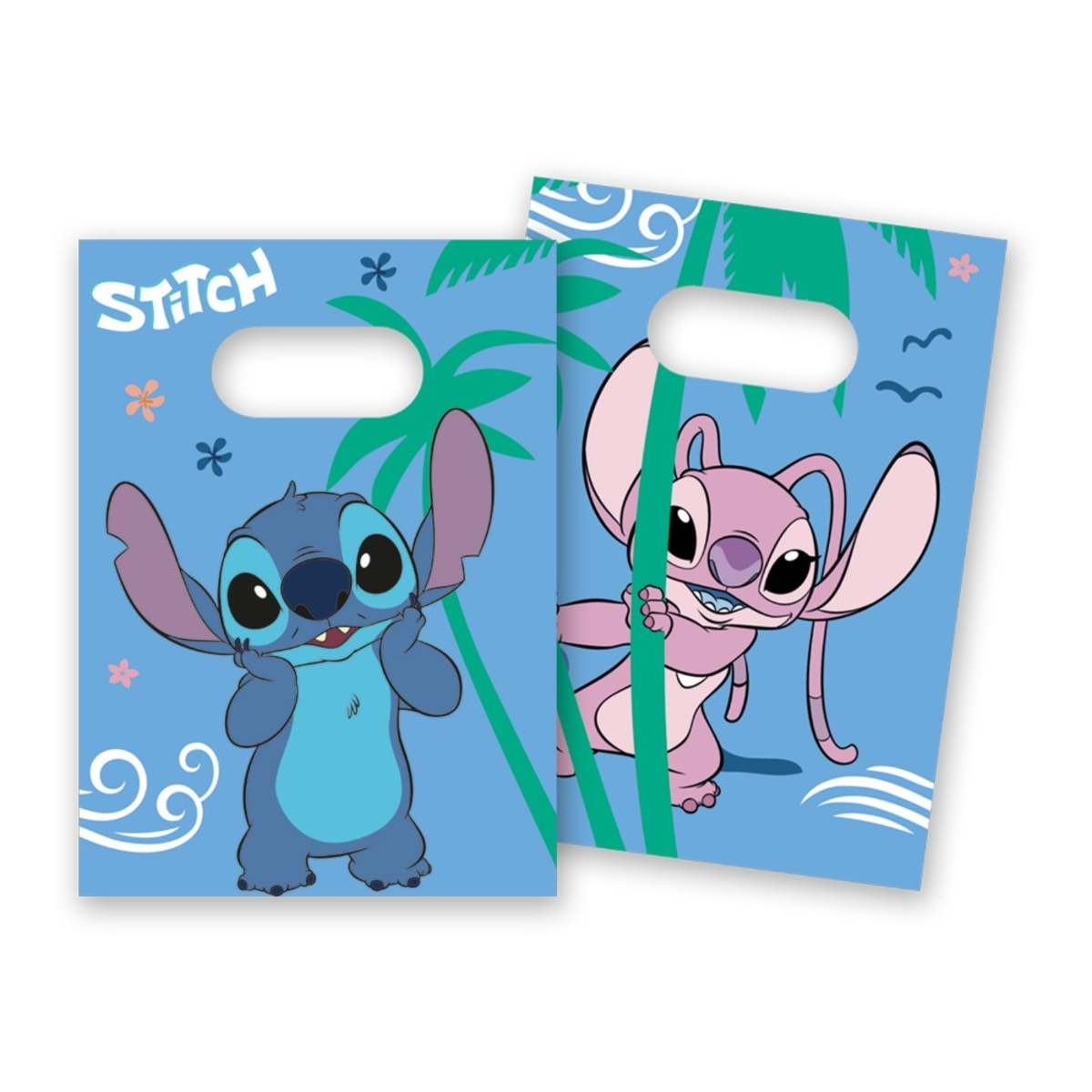 Lahjapussit - Stitch & Angel Disney, 22x16 cm, 4 kpl