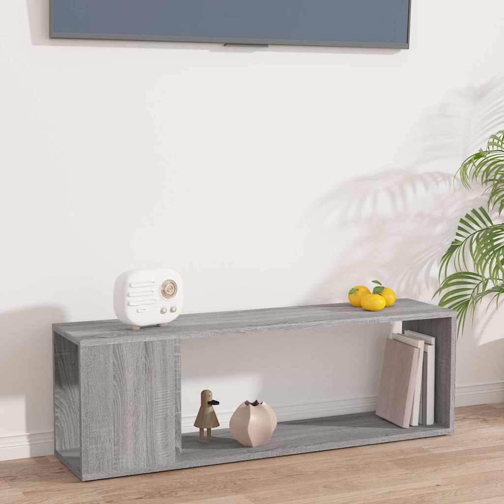 vidaXL TV-taso harmaa Sonoma 100x24x32 cm