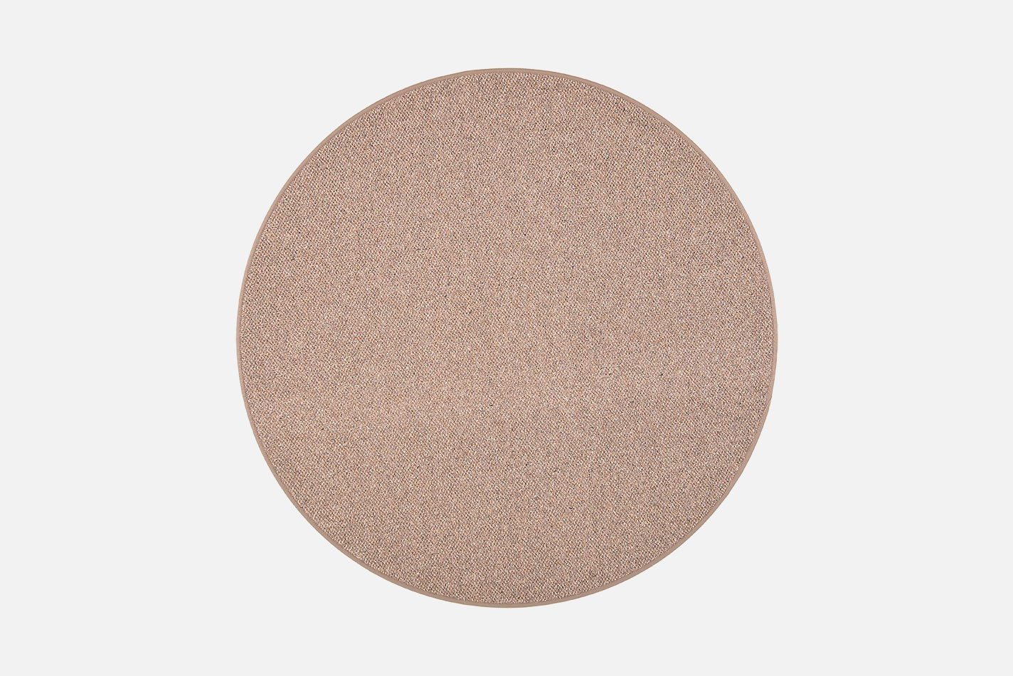 VM Carpet Hiillos pyöreä villamatto, 100% villa, Ø160cm, ruskea
