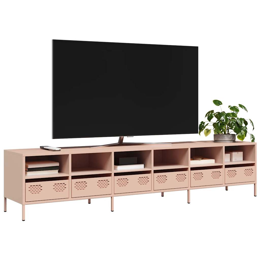 vidaXL TV-taso pinkki 202x39x43,5 cm