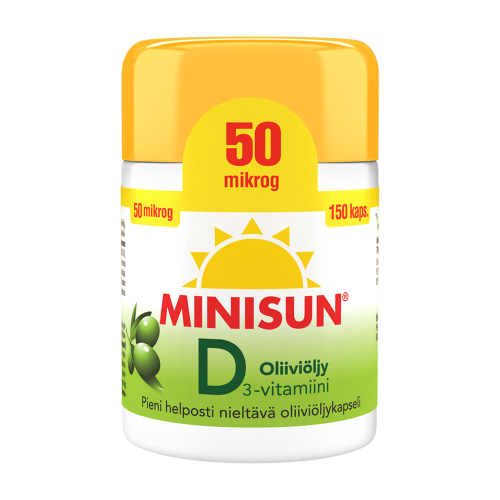 Minisun Oliiviöljykapseli 50 mmcg 150 kaps