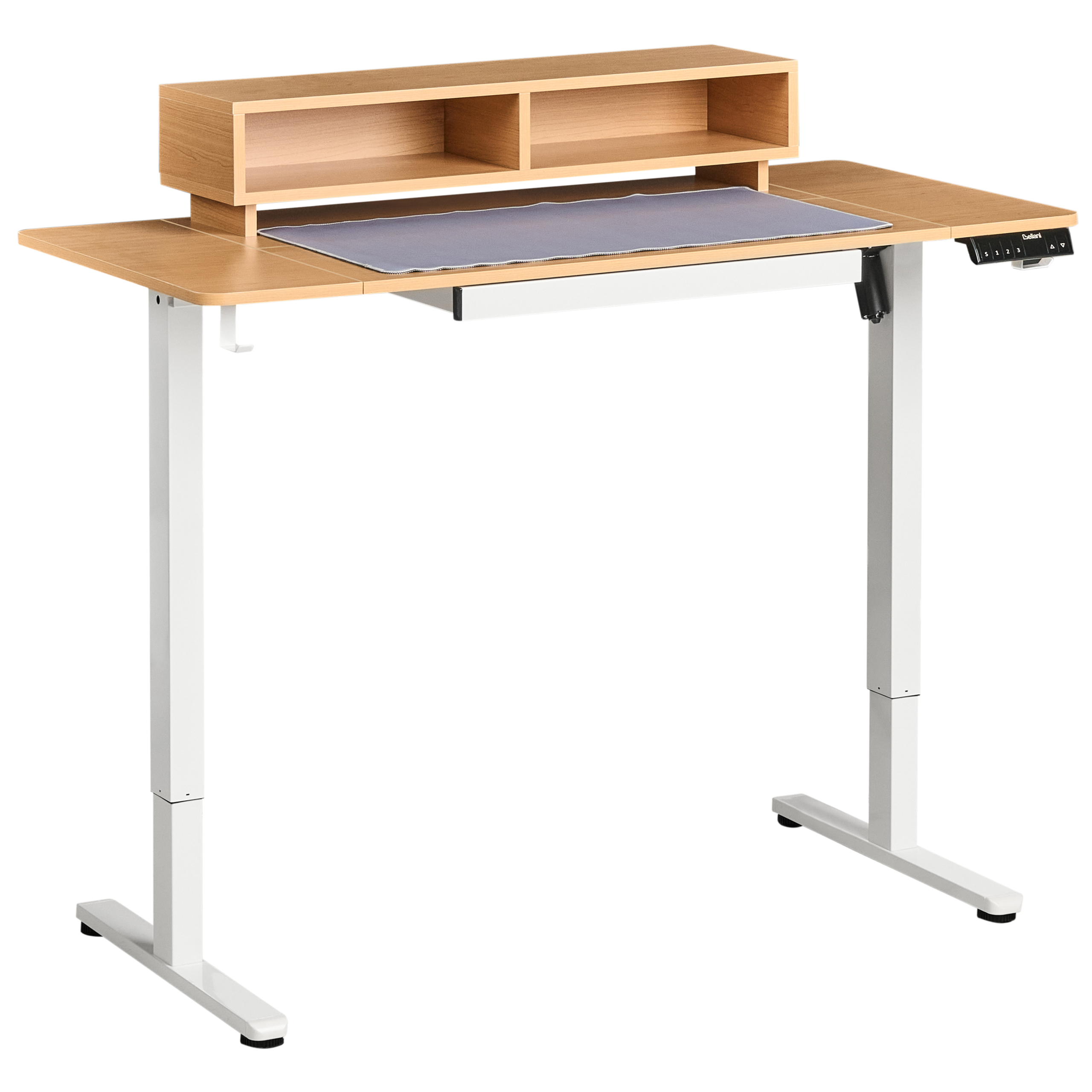 Työpöytä sähkösäädettävä LUCAMA 120 cm 60 cm USB-portilla