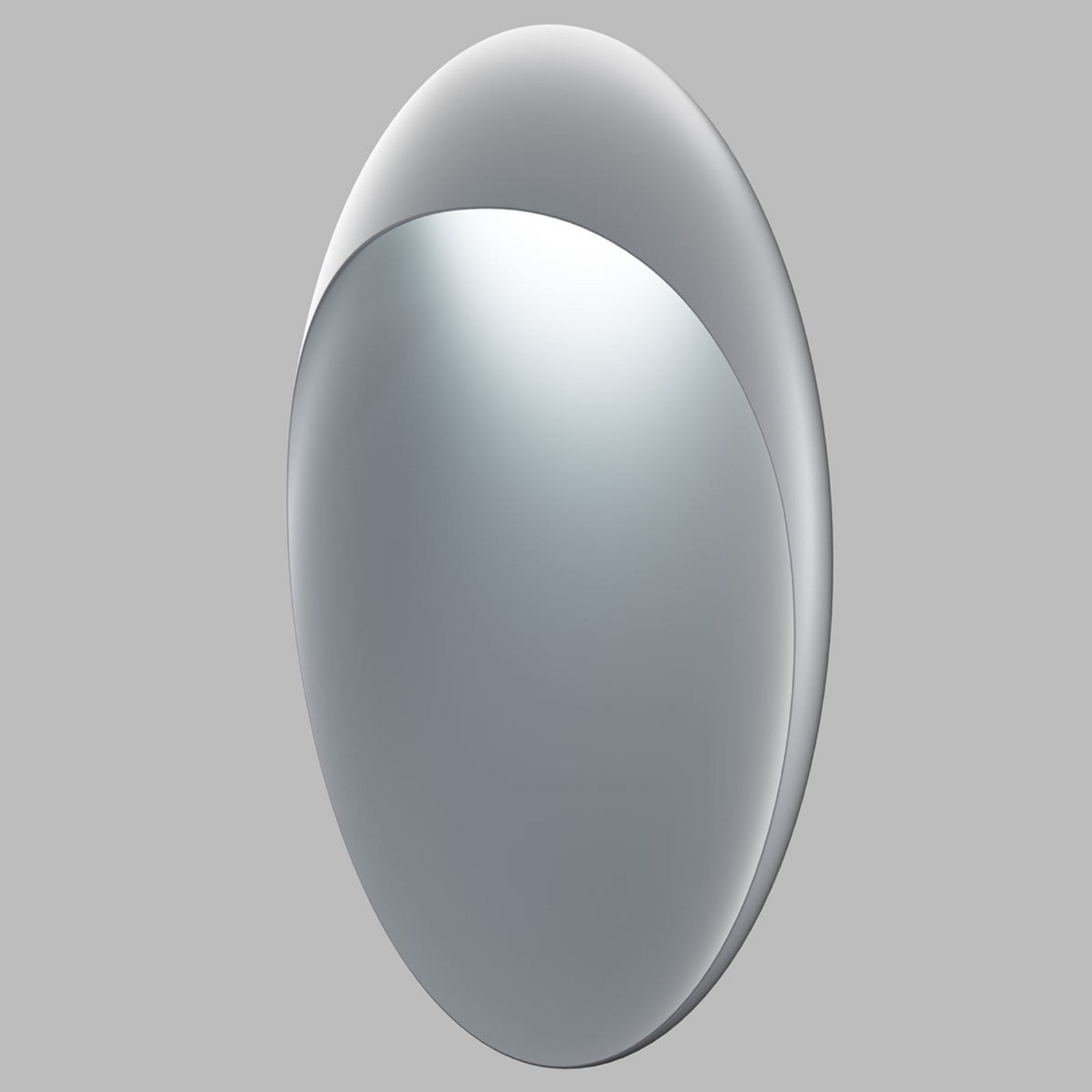 Flindt Seinävalaisin Ø400 3000K Alu Grey - Louis Poulsen