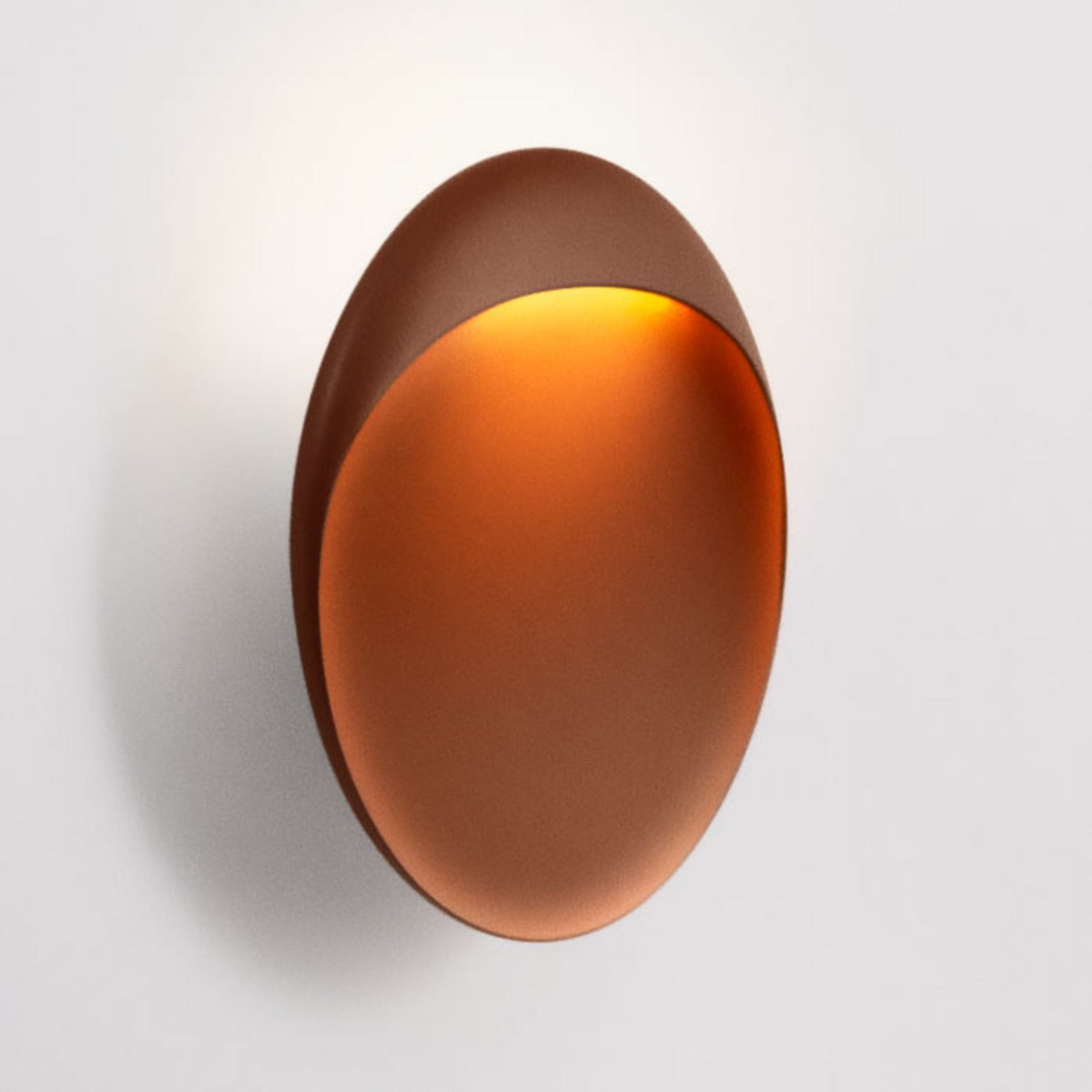 Flindt-seinävalaisin Ø30 cm 2700K Corten
