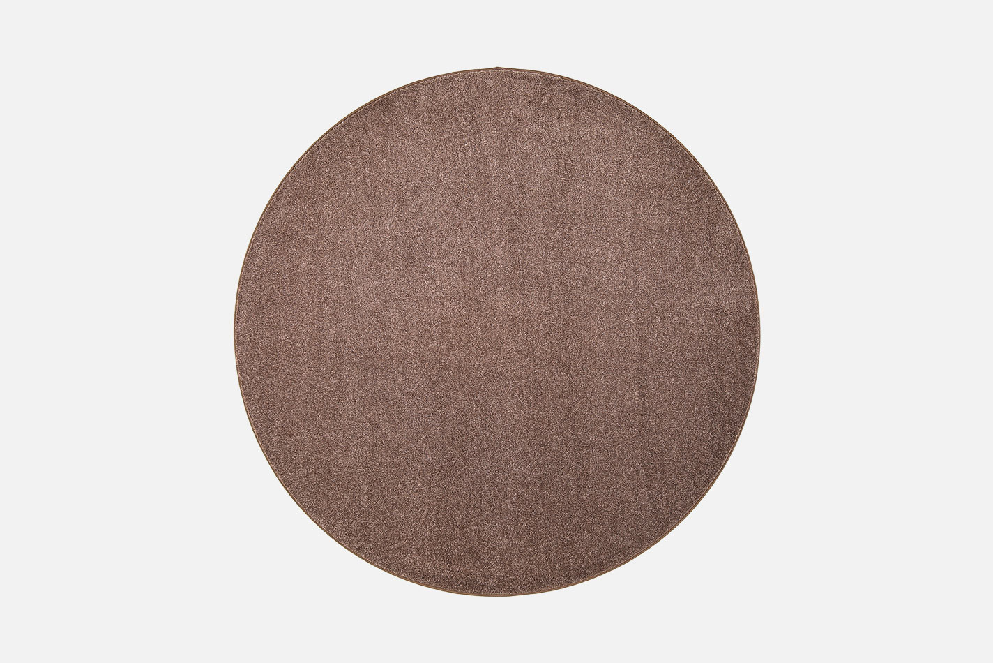 VM Carpet Hattara pyöreä nukkamatto, 100% polyamidi, Ø200 cm, ruskea